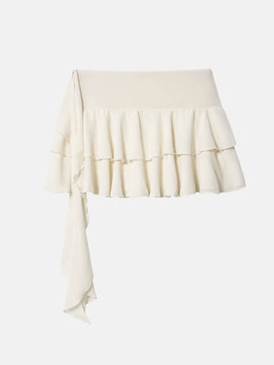 , Y2K skirt styled with a crop top
