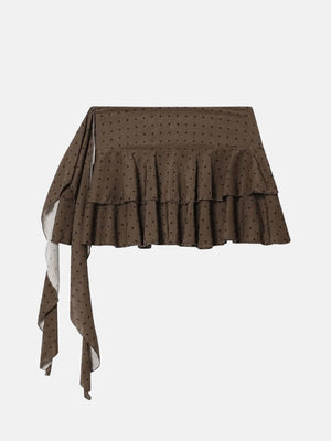 , Y2K skirt styled with a crop top