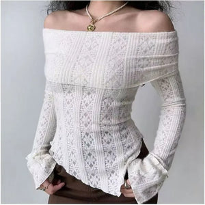 Fold-Over Lace Top – MAUVSTUDIO®