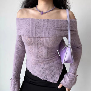 Fold-Over Lace Top – MAUVSTUDIO®