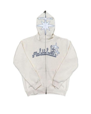 Full zip blanc