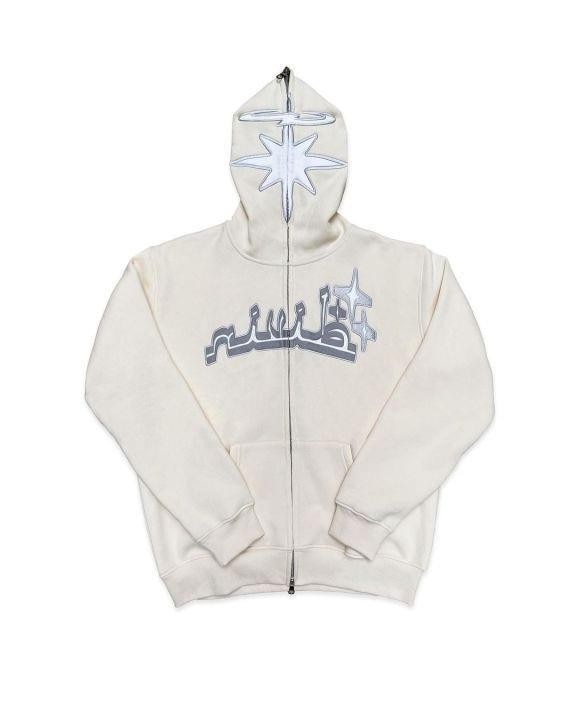 Full zip blanc