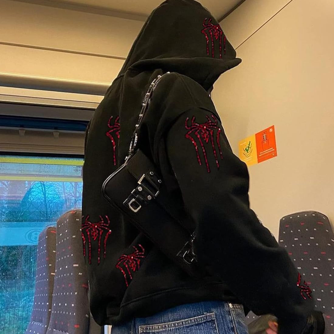 Full zip spiderman hoodie