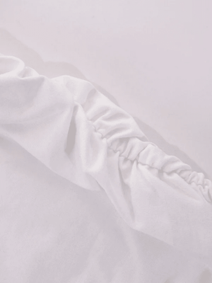 Gathered Navel Casual Cropped Tank Top