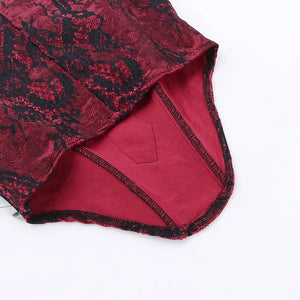 Goth Lace Trim Corset Top – MAUVSTUDIO®