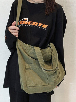 Grand sac à bandoulière Vintage Wash