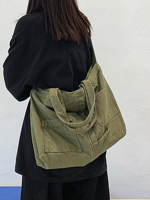 Grand sac à bandoulière Vintage Wash