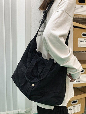 Grand sac à bandoulière Vintage Wash