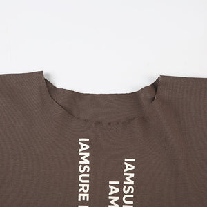 Graphic Printed Slim Fit Top – MAUVSTUDIO®