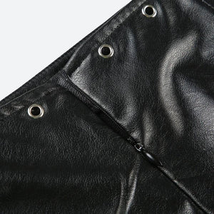 , Y2K skirt styled with a crop top