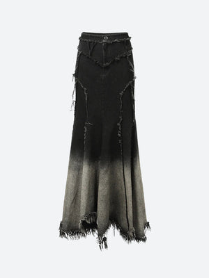 , Y2K skirt styled with a crop top