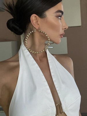 Halter Wrap Crop Top