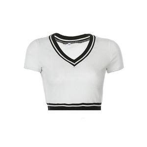 High School Crush Ribbed Top