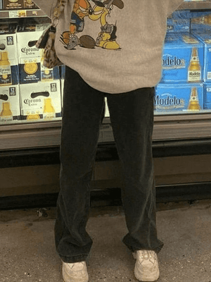 Jean boyfriend à taille haute