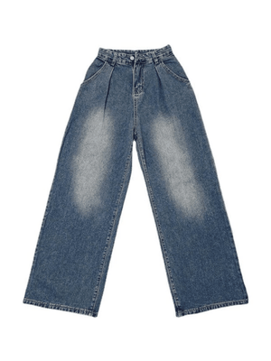 Jean boyfriend délavé Y2K