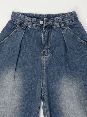 Jean boyfriend délavé Y2K