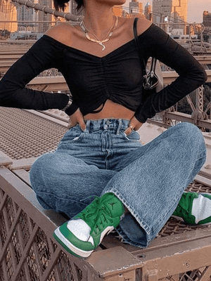 Jean boyfriend délavé clair