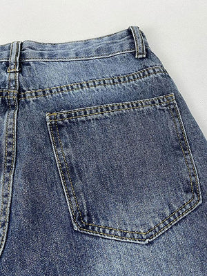 Jean boyfriend délavé clair