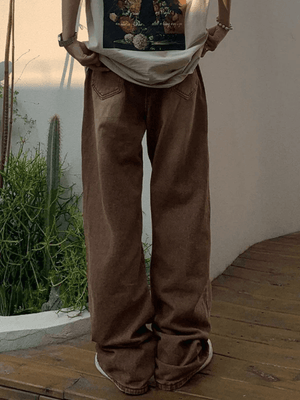 Jean boyfriend délavé vintage