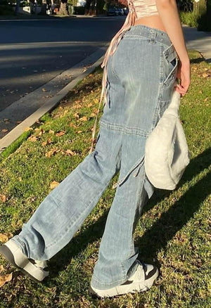 Jean cargo Splice taille mi-haute