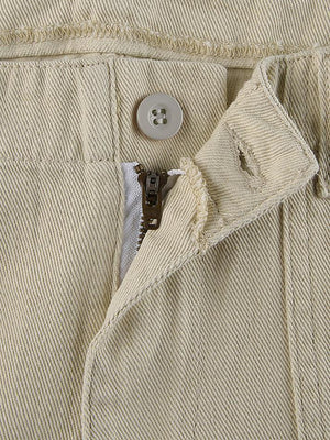 Jean cargo à jambe droite et poche