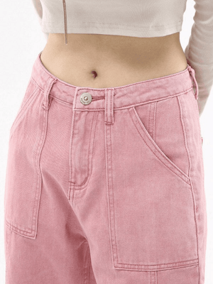 Jean cargo à jambe droite vintage des années 90