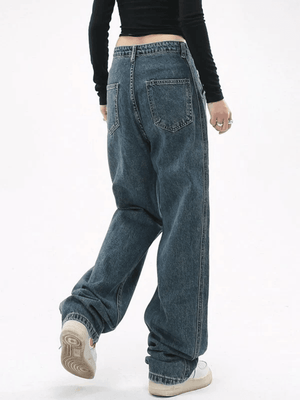 Jean cargo à jambe droite vintage des années 90