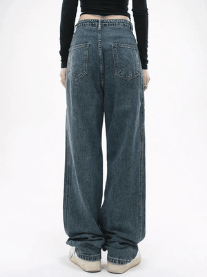 Jean cargo à jambe droite vintage des années 90