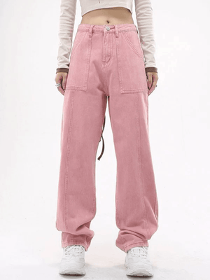 Jean cargo à jambe droite vintage des années 90