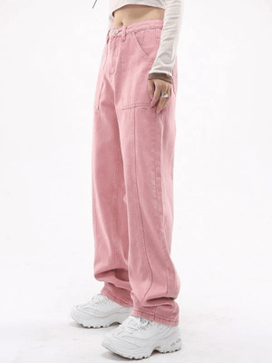 Jean cargo à jambe droite vintage des années 90