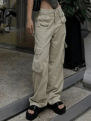 Jean cargo baggy kaki vintage