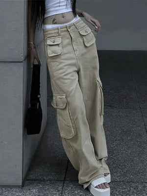 Jean cargo baggy kaki vintage