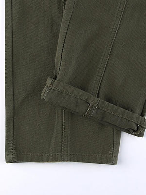 Jean cargo vintage avec poche à boucle