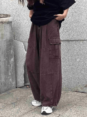 Jean cargo vintage baggy