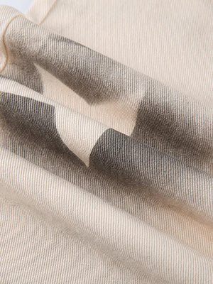 Jean étoile contrastant taille haute