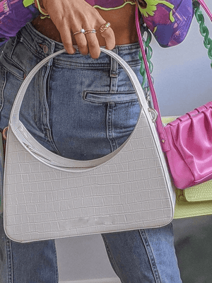 Jean évasé à patchwork d'étoiles dans le dos