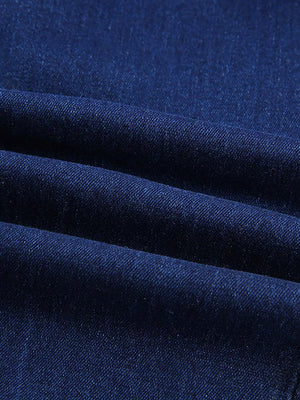 Jean évasé taille haute classique