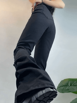 Jean vintage évasé à la cheville