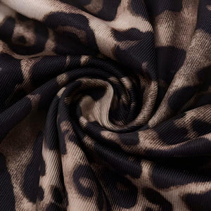 Leopard Backless Mini Dress view 6 | MAUVSTUDIO®