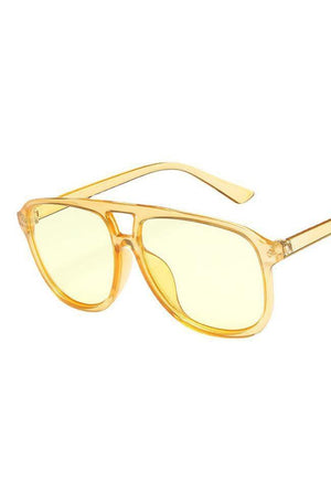 Lunettes de soleil rondes surdimensionnées