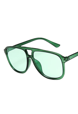 Lunettes de soleil rondes surdimensionnées