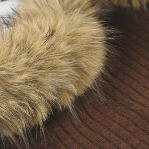 Off Shoulder Faux Fur Top – MAUVSTUDIO®