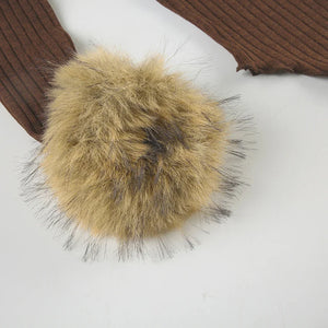Off Shoulder Faux Fur Top – MAUVSTUDIO®