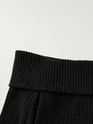 Off Shoulder Knit Sweater