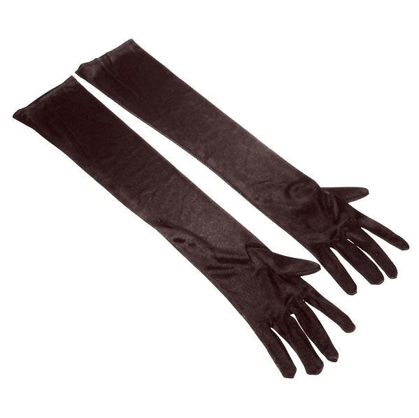 Old Money Aesthetic Satin Gloves-Gloves-MAUV STUDIO-STREETWEAR-Y2K-CLOTHING