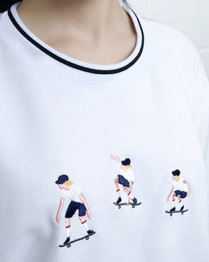 Ollie Embroidered T-Shirt