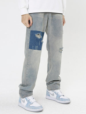 'Patch' Jeans