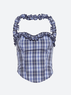 Plaid Corset Top – MAUVSTUDIO®
