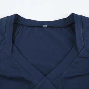 Plunge Tie Back Top – MAUVSTUDIO®