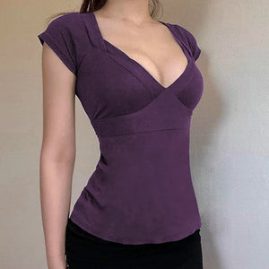 Plunge Tie Back Top – MAUVSTUDIO®